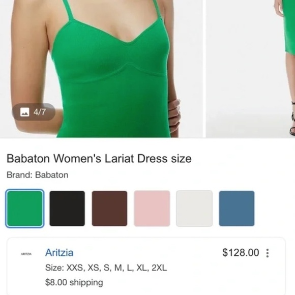 Babaton Green Midi Dress - Picture 6 of 15